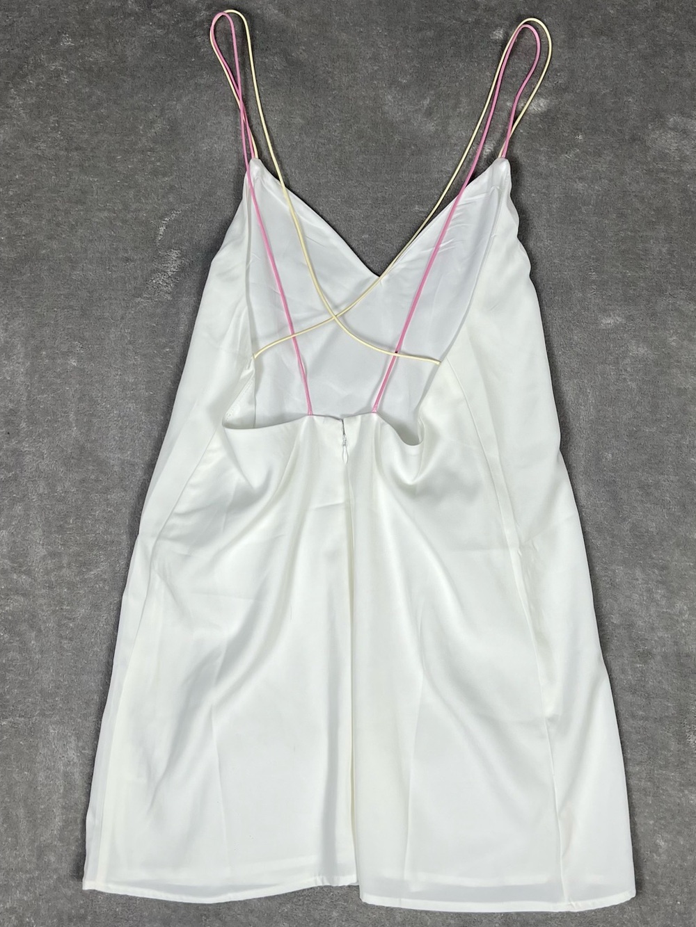 Revolve Dress Womens Small Superdown Breanna Strappy Shift Preppy Colorful Mini - Picture 6 of 9
